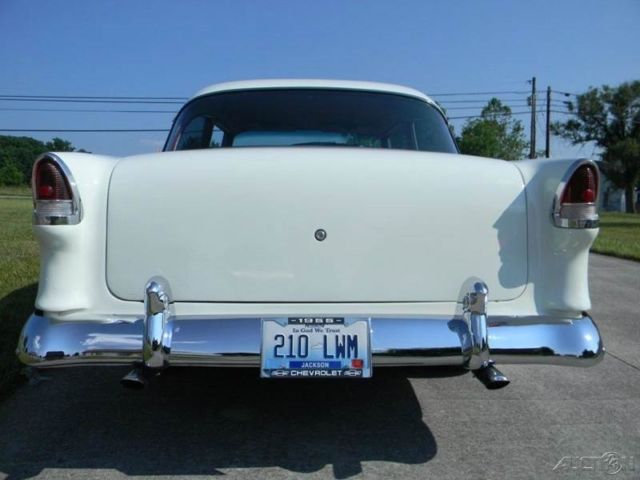1955 White Chevrolet 210