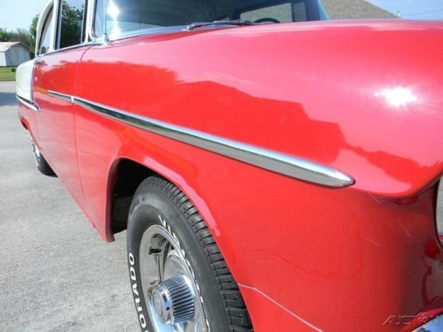 1955 White Chevrolet 210
