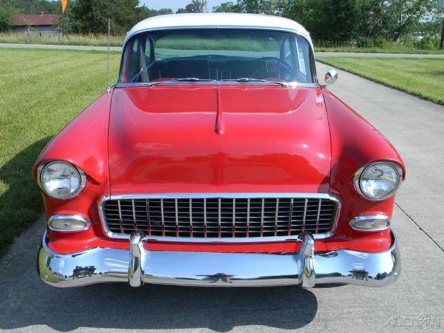 1955 White Chevrolet 210