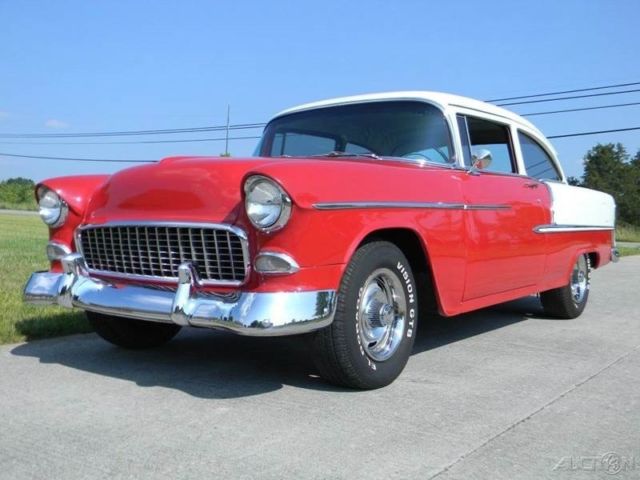 1955 White Chevrolet 210