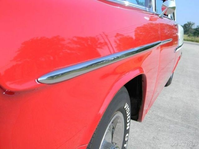 1955 White Chevrolet 210