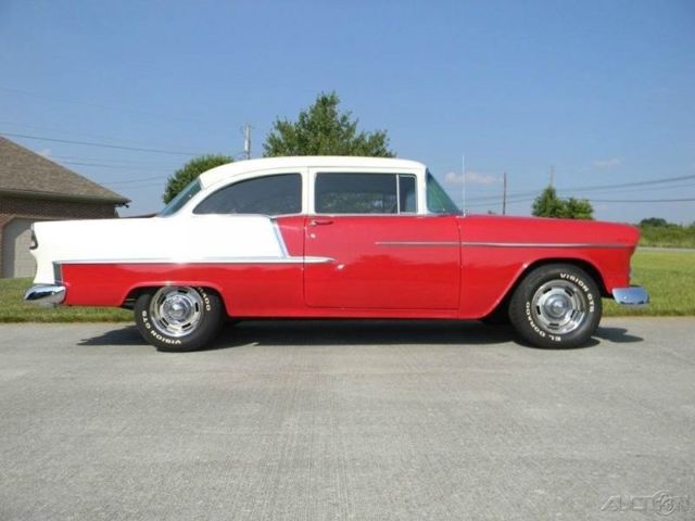 1955 White Chevrolet 210