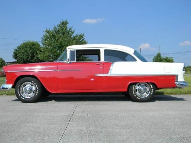 1955 White Chevrolet 210