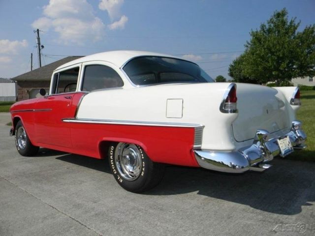 1955 White Chevrolet 210