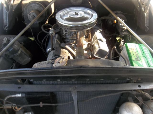 1955 Blue and White Oldsmobile Eighty-Eight Sedan
