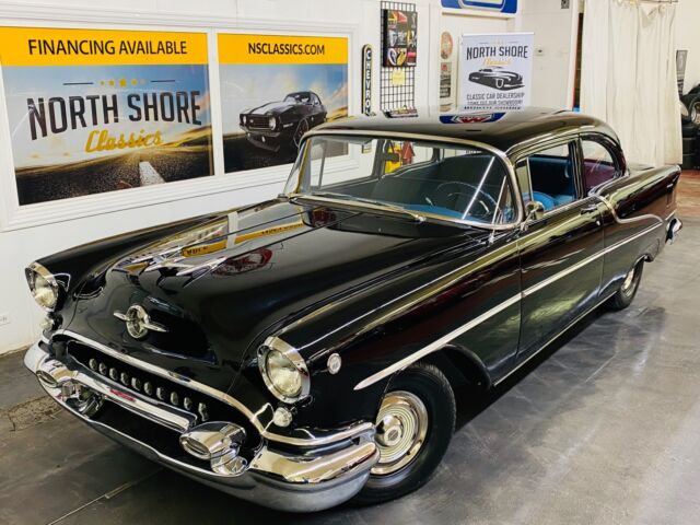 1955 Black Oldsmobile Eighty-Eight Coupe