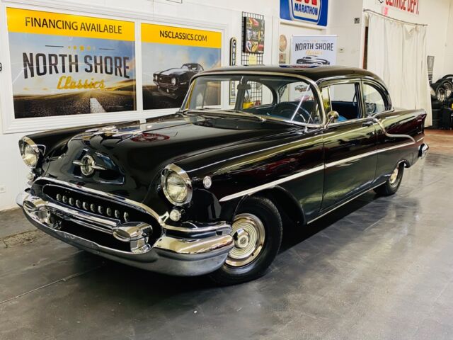 1955 Black Oldsmobile Eighty-Eight Coupe