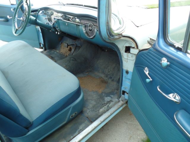 1955 Blue/White Oldsmobile Eighty-Eight