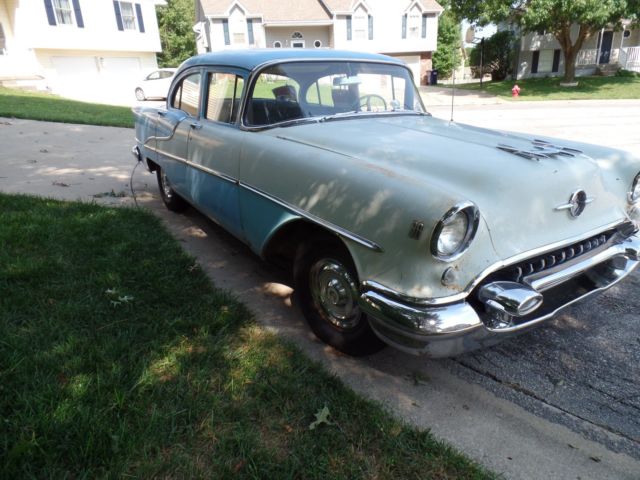1955 Blue/White Oldsmobile Eighty-Eight