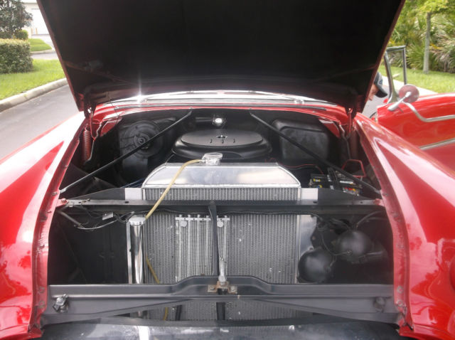 1955 Red Oldsmobile Ninety-Eight Coupe