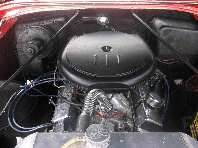 1955 Red Oldsmobile Ninety-Eight Coupe