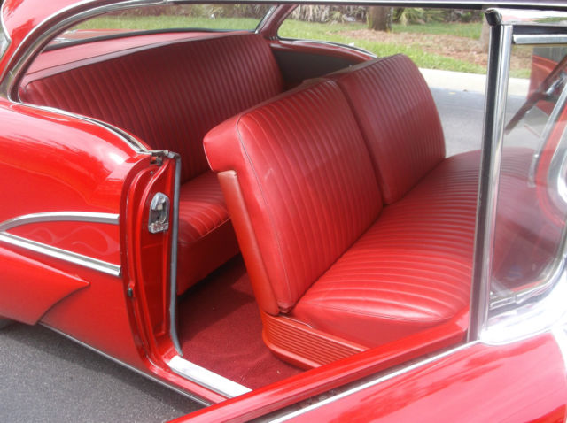 1955 Red Oldsmobile Ninety-Eight Coupe