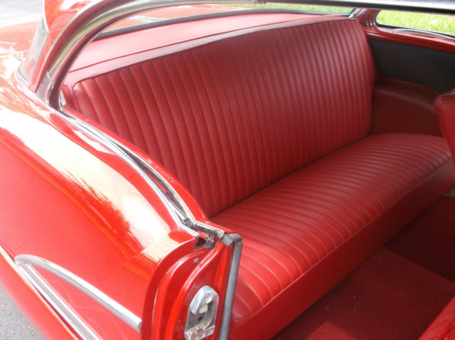 1955 Red Oldsmobile Ninety-Eight Coupe