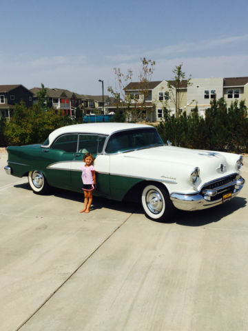 1955 Green Oldsmobile Ninety-Eight Sedan