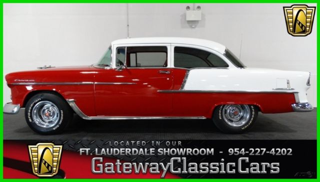 1955 White Chevrolet 210