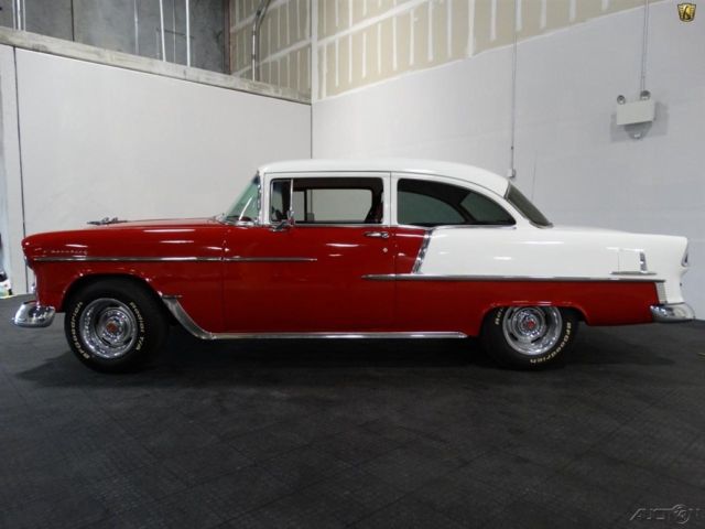 1955 White Chevrolet 210