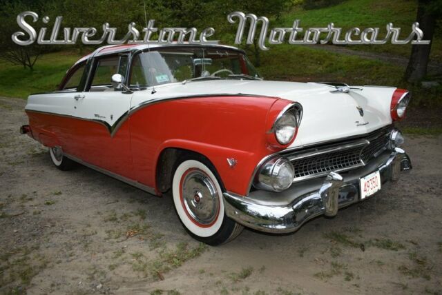 1955 Red Ford Fairlane Coupe