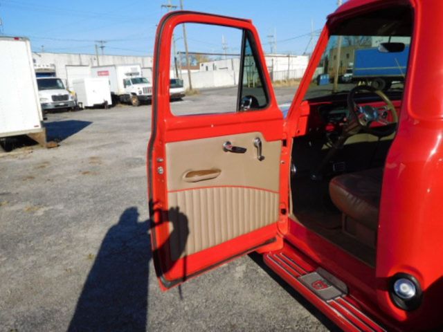 1955 Red Ford F-100 Pickup Truck