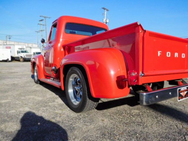 1955 Red Ford F-100 Pickup Truck