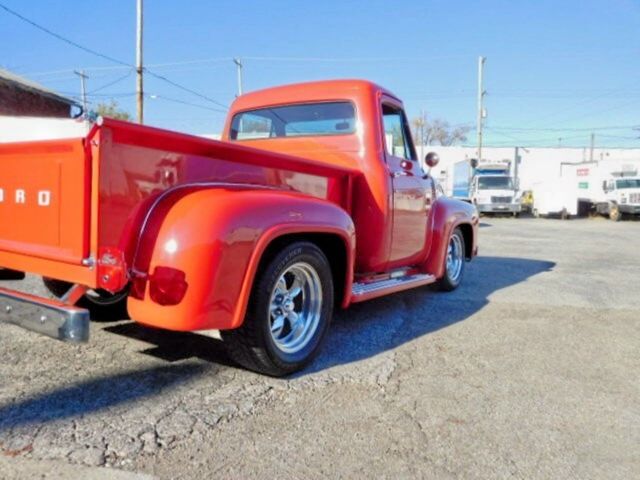 1955 Red Ford F-100 Pickup Truck
