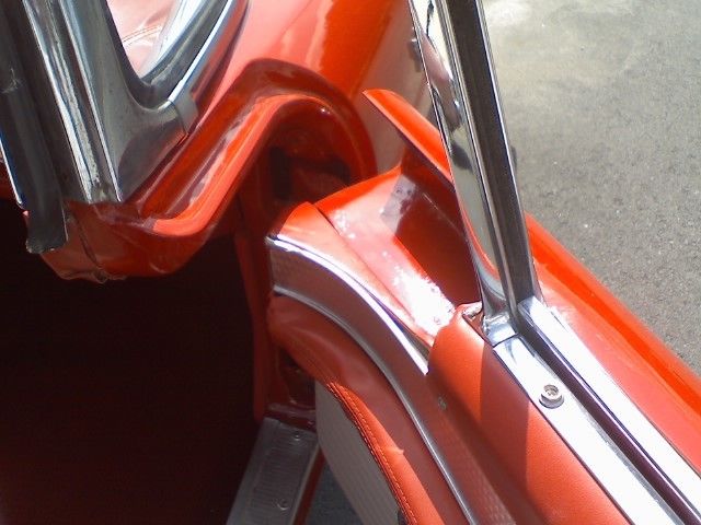 1955 Red Ford Thunderbird Convertible