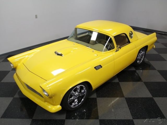 1955 Yellow Ford Thunderbird