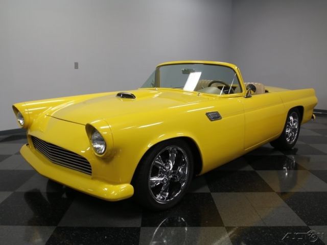 1955 Yellow Ford Thunderbird