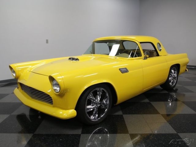 1955 Yellow Ford Thunderbird