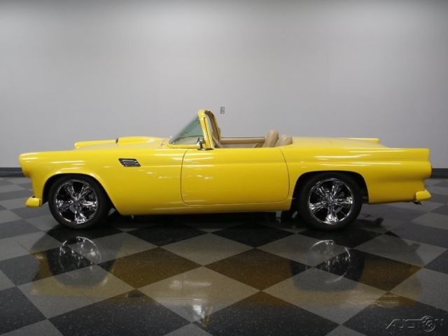 1955 Yellow Ford Thunderbird