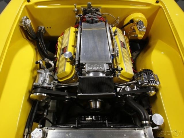 1955 Yellow Ford Thunderbird