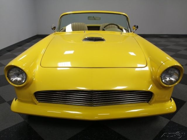 1955 Yellow Ford Thunderbird