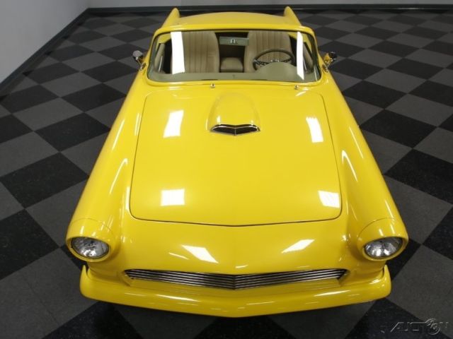 1955 Yellow Ford Thunderbird