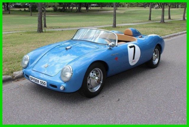 1955 Blue Porsche 550 Spyder