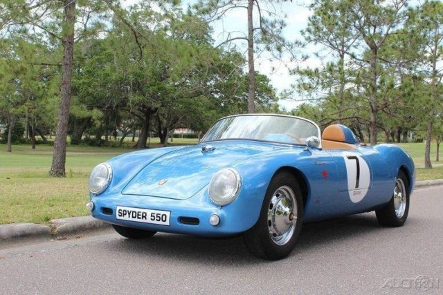 1955 Blue Porsche 550 Spyder