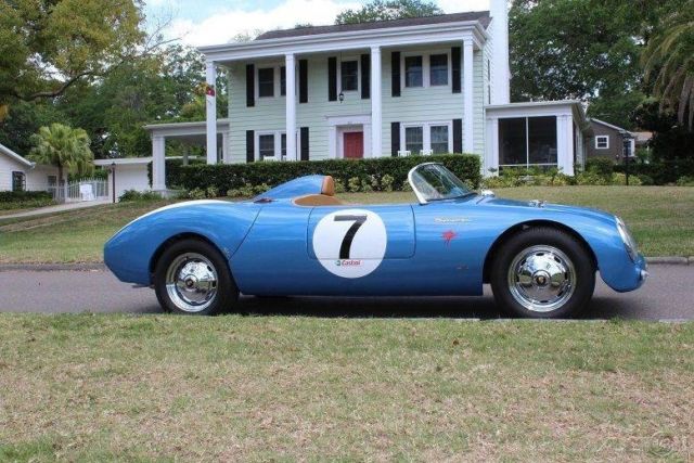 1955 Blue Porsche 550 Spyder