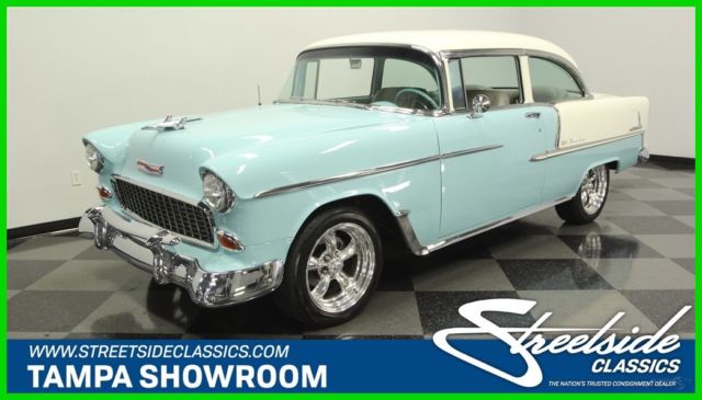 1955 Blue Chevrolet Bel Air/150/210