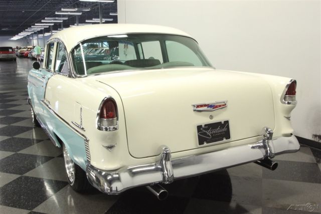 1955 Blue Chevrolet Bel Air/150/210
