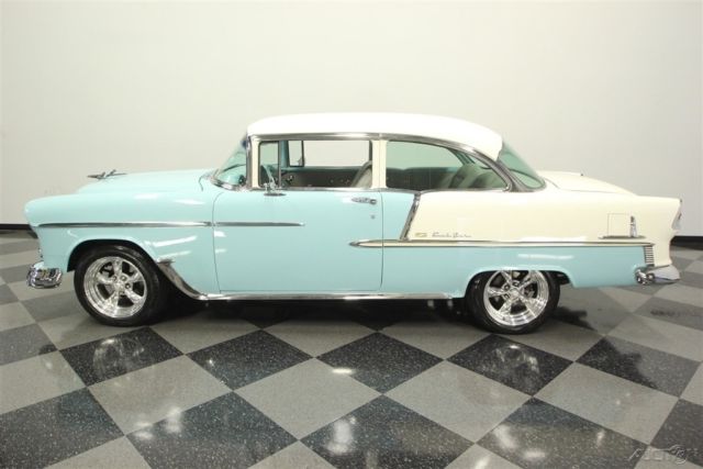 1955 Blue Chevrolet Bel Air/150/210