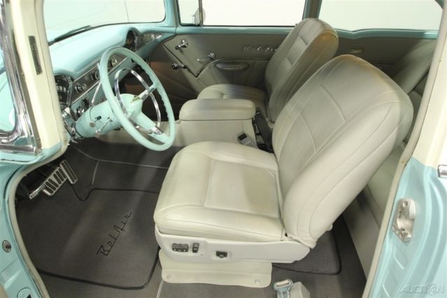 1955 Blue Chevrolet Bel Air/150/210