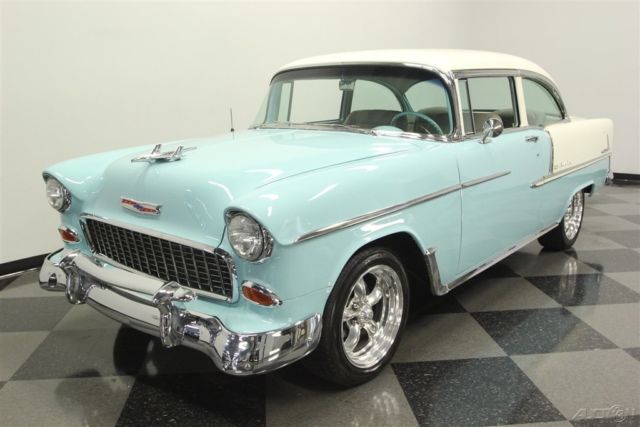 1955 Blue Chevrolet Bel Air/150/210