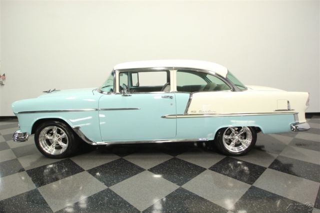 1955 Blue Chevrolet Bel Air/150/210