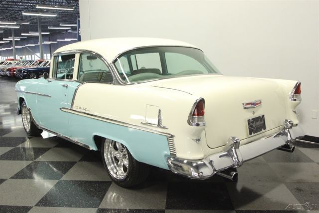 1955 Blue Chevrolet Bel Air/150/210