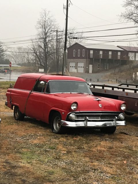 1955 Red Ford Sedan Delivery Sedan Delivery