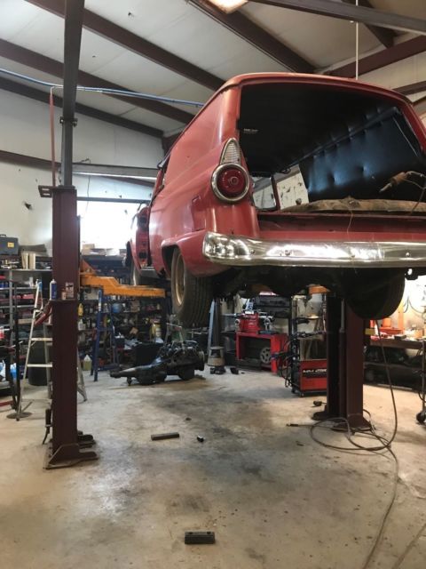 1955 Red Ford Sedan Delivery Sedan Delivery