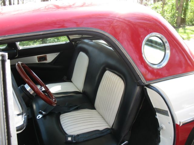 1982 Red/white Ford Thunderbird Convertible