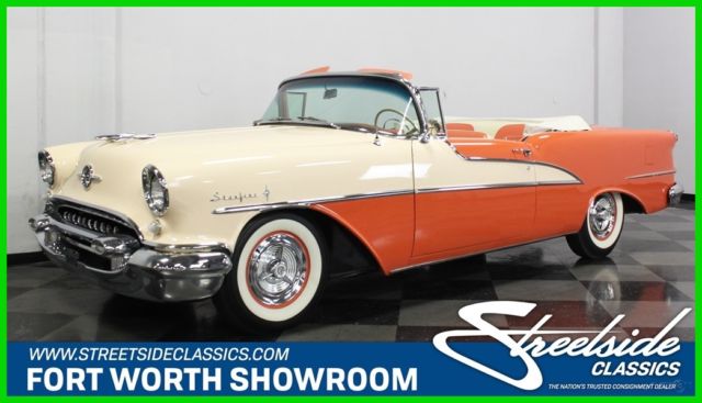 1955 Red Oldsmobile 98