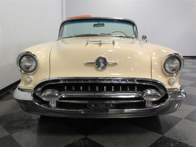 1955 Red Oldsmobile 98