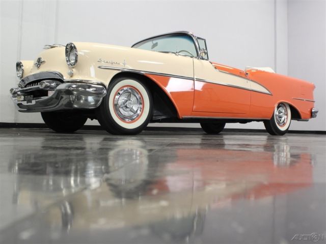 1955 Red Oldsmobile 98