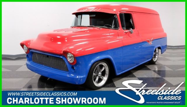 1955 Red Chevrolet Panel Delivery