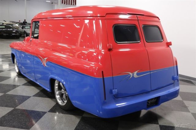 1955 Red Chevrolet Panel Delivery